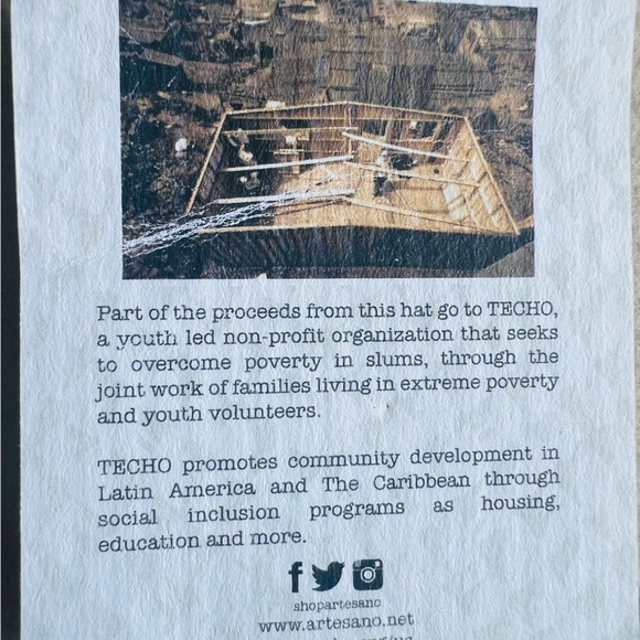 NWT Artesano Hat Made in Ecuador Size L in excellent condition 100% Wool Felt - Picture 12 of 12